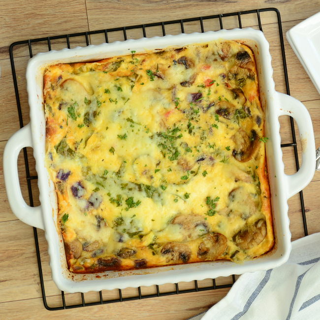 Egg Bake with Potato Crust | GOLO