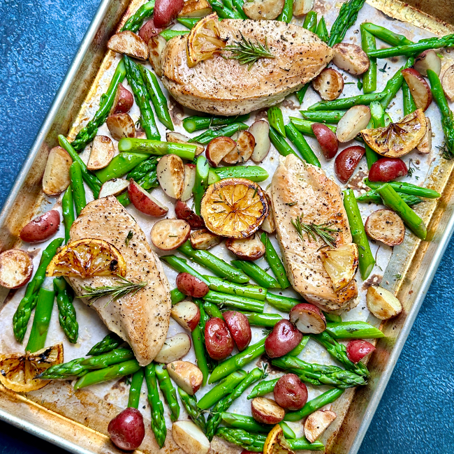 Rosemary and Asparagus Chicken | GOLO