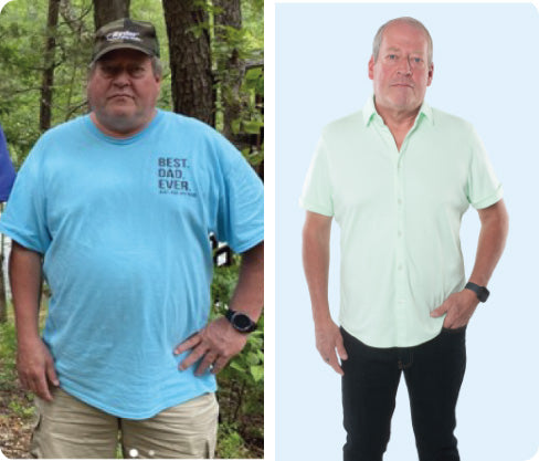 Blaine lost 75 lbs. in 6 months