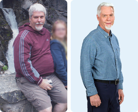 David lost 92 lbs. in 1 year and 4 months and 33% of his body weight, and has kept it off for over a year*