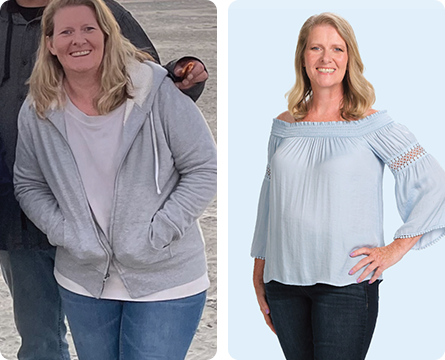 Elaine lost 35 lbs. in 5 months and 20% of her body weight