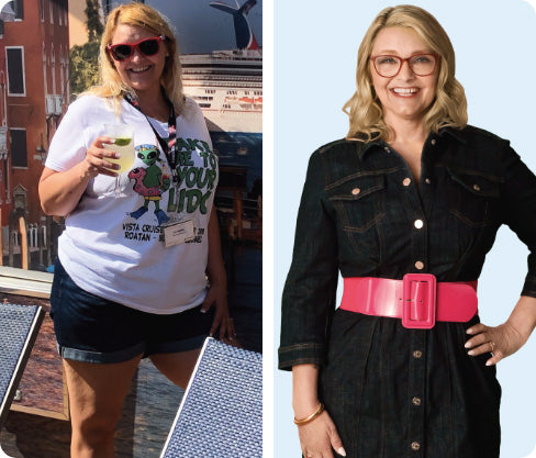 Gina lost 53 lbs. in 19 months