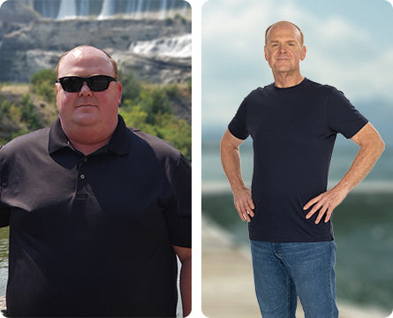 Jason lost 228 lbs. in 2 years and 54% of his body weight, and has kept it off for over 13 months*