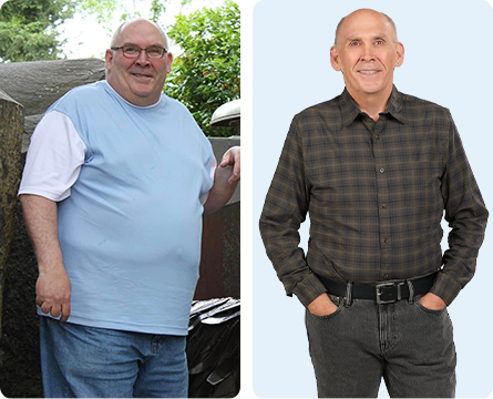 Kevin lost 152 lb. in 1 year and 44% of his body weight