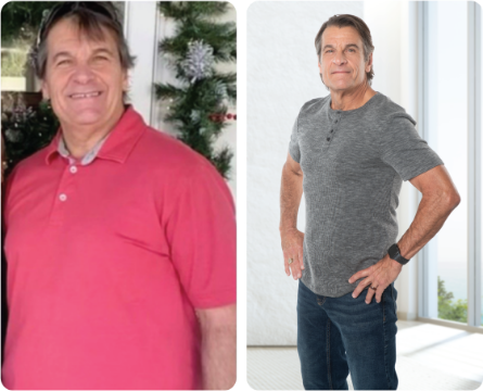 Michael lost 62 lbs. in 7 months and 28% of his body weight