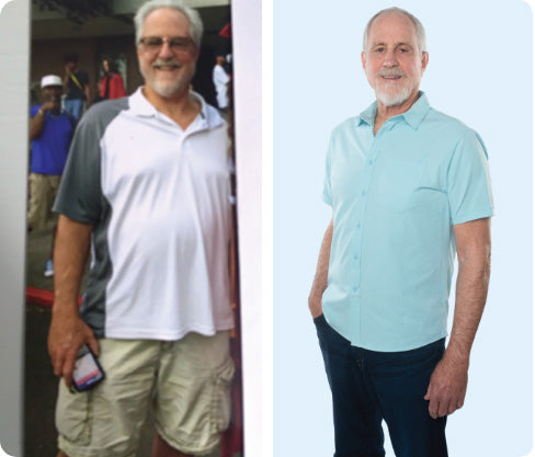 Michael lost 70 lbs. in 2 years 