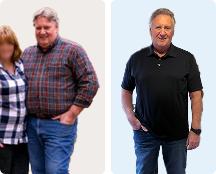 Paul lost 72 lbs. in 10 months and 26% of his body weight