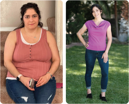 Sholeh lost 75 lbs. in 11 months and 35% of her body weight