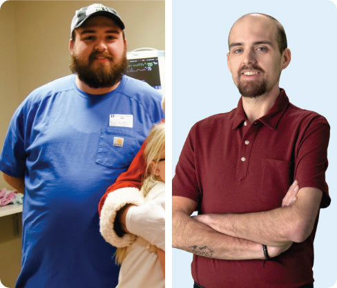 Trevor lost 132 lbs. in 44 months